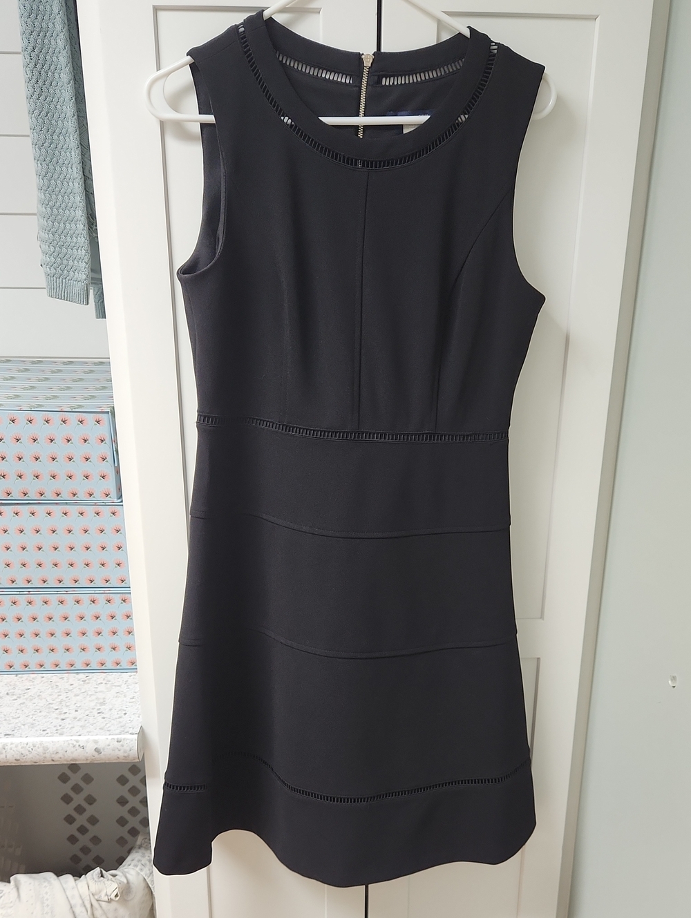 Tommy Hilfiger Black Sleeveless A-Line Dress